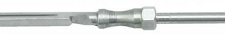 HF9908-24  ~ Adapter für Standard-Skalpel- klingen nach DIN 58849-S mit 2,4mm Schaft ~