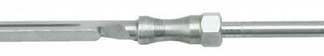 HF9908-25  ~ Adapter für Standard-Skalpel- klingen nach DIN 58849-L mit 2,4mm Schaft ~