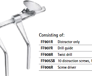 FF900R  ~ CASPAR WIRBELKÖRPER-DISTRAKTOR KPL. ~