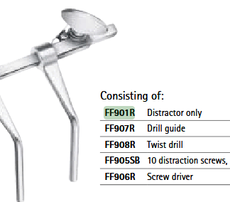 FF901R  ~ CASPAR WIRBELKÖRPER-DISTRAKTOR ALLEIN ~
