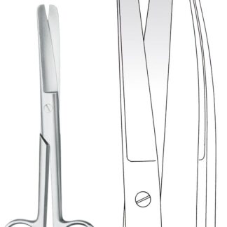 11-105-16-07  ~ SCHERE, CHIR., ST ST, GEB., 16,5 CM ~