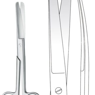 11-105-18-07  ~ SCHERE, CHIR., ST ST, GEB., 18,5 CM ~