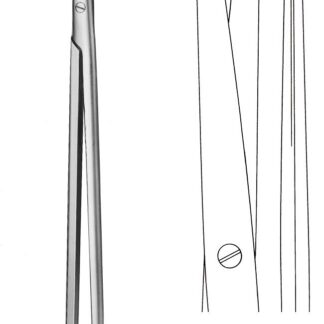 11-280-25-07  ~ Schere, Präp.,Metzenb.,st. st.,ger.,26cm ~