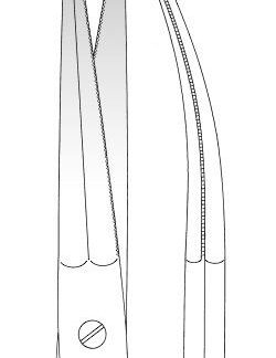 11-307-19-07  ~ SCHERE, GORNEY, GEB., GEZ., 19,5 CM ~