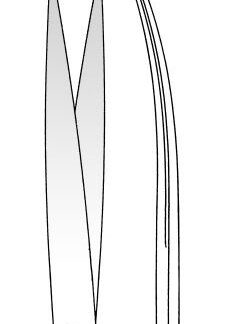 11-329-20-07  ~ Schere, Präp., fein, sp sp, geb., 20cm ~