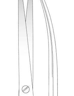 11-331-23-07  ~ PRÄPARIERSCHERE, FEIN, GEB., 23 CM ~