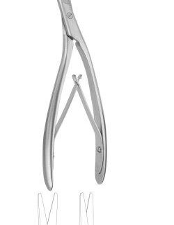 11-509-18-07  ~ Schere, Nase, Cottle, abgew., 18 cm ~