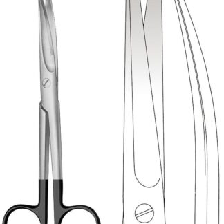 11-653-23-07  ~ SC-Schere, Mayo, geb., 23,5 cm ~