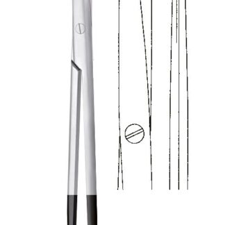 11-658-14-07  ~ SC-Präp.-Schere, Metzenb., ger., 14,5 cm ~