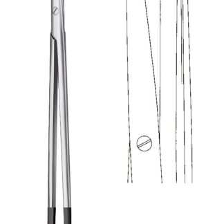 11-660-23-07  ~ SC-Präp.-Schere, Metzenb., ger., 23 cm ~