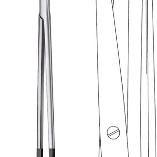 11-660-26-07  ~ SC-Präp.-Schere, Metzenb., ger., 26 cm ~