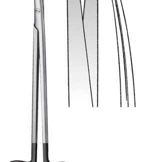 11-661-20-07  ~ SC-Präp.-Schere, Metzenb., geb., 20,5 cm ~