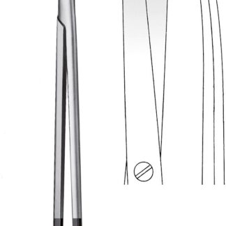 11-661-26-07  ~ SC-Präp.-Schere, Metzenb., geb., 26 cm ~