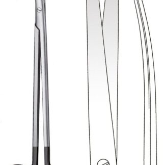 11-661-31-07  ~ SC-Präp.-Schere, Metzenb., geb., 31 cm ~