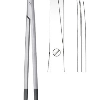 11-665-20-07  ~ SC-Präp.-Schere, Metz. fein, geb, 20,5cm ~