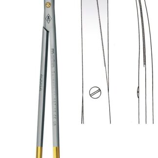 11-887-23-07  ~ AQUILA PRÄPARIERSCHERE, GEB., 23 CM ~