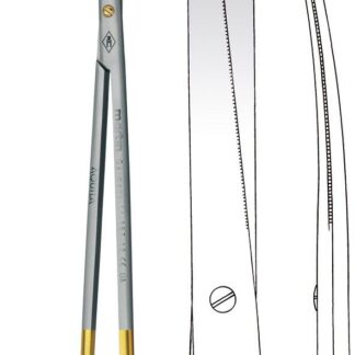 11-887-30-07  ~ AQUILA PRÄPARIERSCHERE, GEB., 30 CM ~