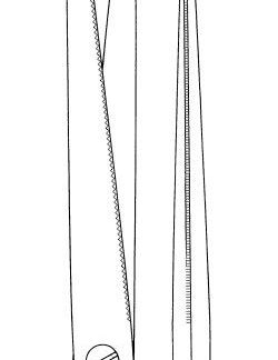 11-916-20-07  ~ TCC-Blackline-Schere, Präp., ger., 20 cm ~