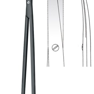 11-917-20-07  ~ TCC-BLACKLINE PRÄP.-SCHERE, GEB., 20,5CM ~