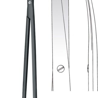 11-917-30-07  ~ TCC-BLACKLINE PRÄP.-SCHERE, GEB., 30 CM ~