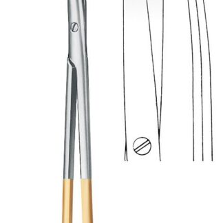 11-939-14-07  ~ TC-PRÄPARIERSCHERE, GEB., 14,5 CM ~