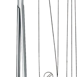 11-942-28-07  ~ TC-PRÄPARIERSCHERE, GER., 28,5 CM ~