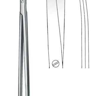 11-943-23-07  ~ TC-PRÄPARIERSCHERE, GEB., 23 CM ~