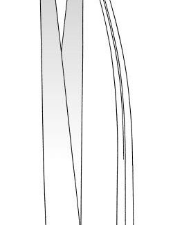 11-943-30-07  ~ TC-PRÄPARIERSCHERE, GEB., 30 CM ~