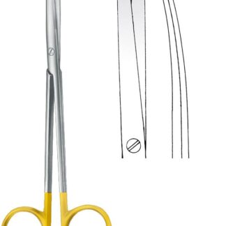 11-955-14-07  ~ TC-PRÄPARIERSCHERE, FEIN, GEB., 14,5 CM ~