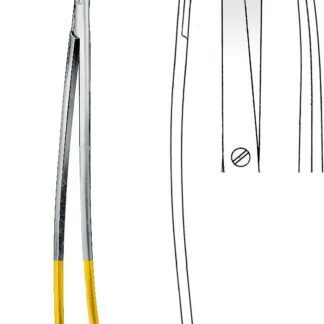 11-967-20-07  ~ TC-PRÄP.-SCHERE, FEIN, S-FORM, 20,5 CM ~