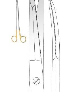 11-974-23-07  ~ TC-Schere, Gorney-Freeman, kniegeb, 19cm ~