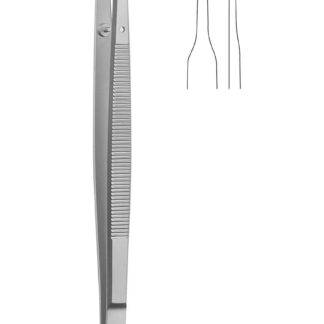 12-286-20-07  ~ Ringpinzette, Gerald,  1,0x0,5 mm, 20 cm ~