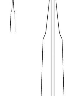 12-552-11-07  ~ Dilatat.-Pinzette, 10 ,   0,20 mm, 11 cm ~