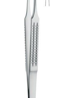 12-592-01-07  ~ MIKROPINZETTE, GEB., 6X0,3 MM, 18 CM, FG ~