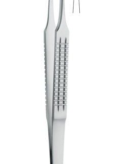 12-592-03-07  ~ RINGPINZETTE,   1X0,5 MM, 18 CM, FG ~