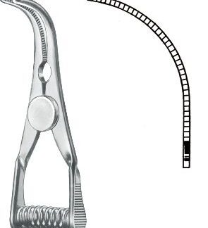 13-135-50-09  ~ TI-BULLDOGKLEMME, VENEN, ST. GEB., 50 MM ~