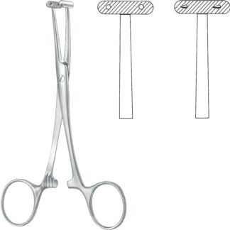 13-290-14-07  ~ FACE-LIFT KLEMME, MARTEL-REES, 13,5 CM ~