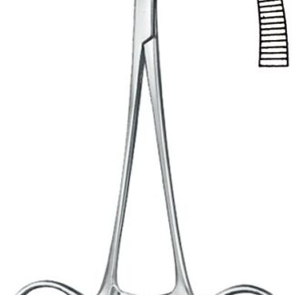 13-313-62-09  ~ TI-MOSQUITOKLEMME, 1X2 Z., GEB., 12 CM ~