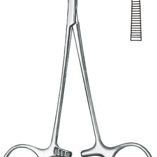 13-323-12-07  ~ MIK.-MOSQUITOKLEMME, 1X2 Z., GEB., 12 CM ~