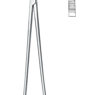 13-448-01-07  ~ KLEMME, OVERHOLT, FEIN, GEB., 22 CM ~