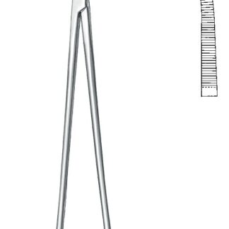 13-448-02-07  ~ KLEMME, OVERHOLT, FEIN, GEB., 22,5 CM ~