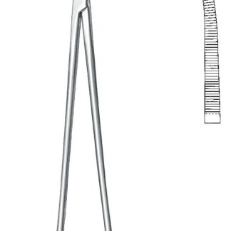 13-448-03-07  ~ KLEMME, OVERHOLT, FEIN, GEB., 23 CM ~