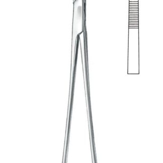 13-483-22-07  ~ PRÄPARIERKLEMME, MIXTER, GEB., 22,5 CM ~