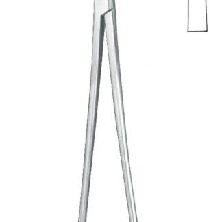 13-501-18-07  ~ KLEMME, LOWER, LÄNGSGER., GEW., 18,5 CM ~