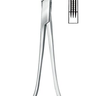 13-635-10-07  ~ PARAMETRIUMKLEMME, FIG. 1, 21,5 CM ~