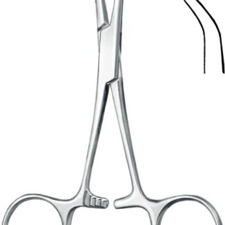 13-915-08-07  ~ TUCHKLEMME, BACKHAUS, SCHARF, 9 CM ~