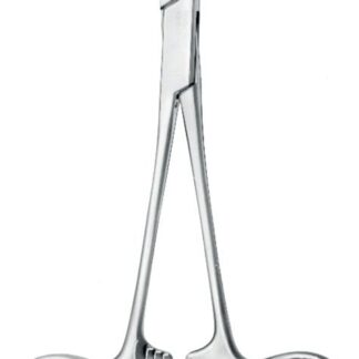 13-917-13-07  ~ TUCHKLEMME, RÖDER, 13,5 CM ~