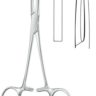 13-942-16-07  ~ SCHLAUCHKLEMME, GLATTES MAUL, 16,5 CM ~