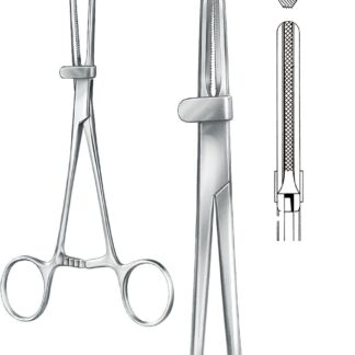 13-946-18-07  ~ SCHLAUCHKLEMME M. SCHUTZBÜGEL, 19 CM ~