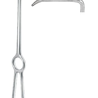 15-293-04-07  ~ HAKEN, LANGENBECK, 40X11 MM, 22 CM ~